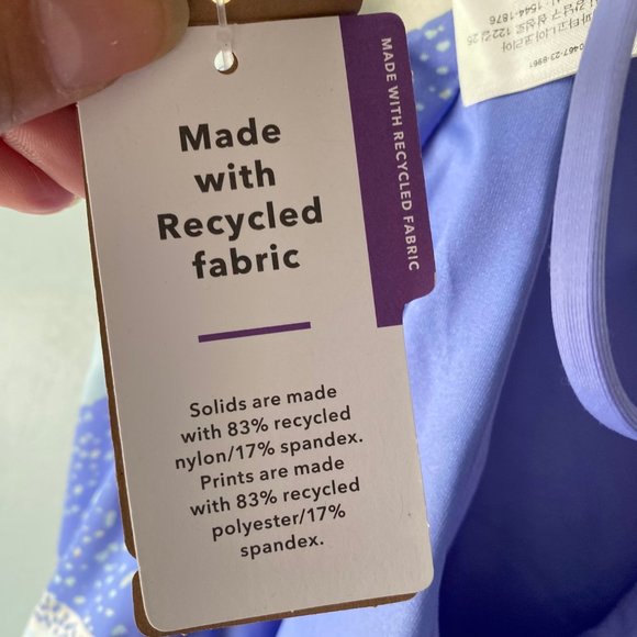 NWT Patagonia violet one piece swimsuit reverse - Picture 7 of 11